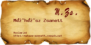 Méhész Zsanett névjegykártya